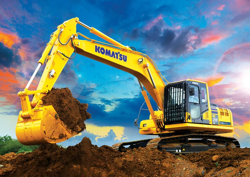 Komatsu excavator